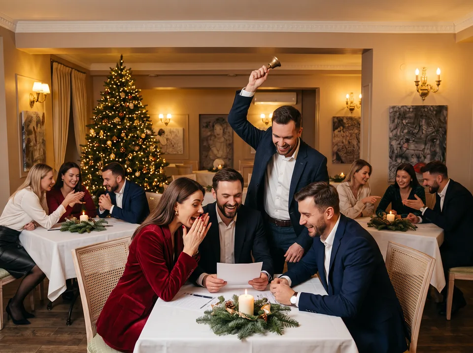 Kolegų komandos varžosi viktorinoje „Art Hotel Bohema“ restorane (vizualizacija)